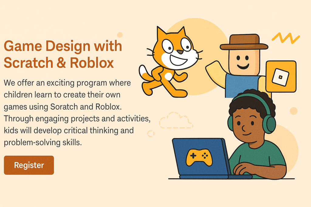 game design with scratch and roblox